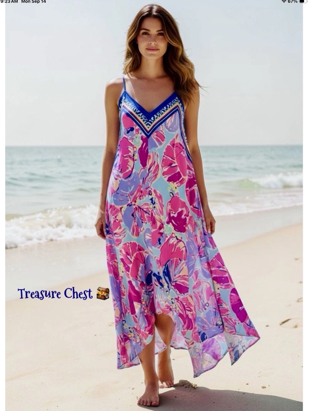 Lilly Pulitzer NWT Rene Silk Maxi Dress Jam Out 🦄 Size S RARE!